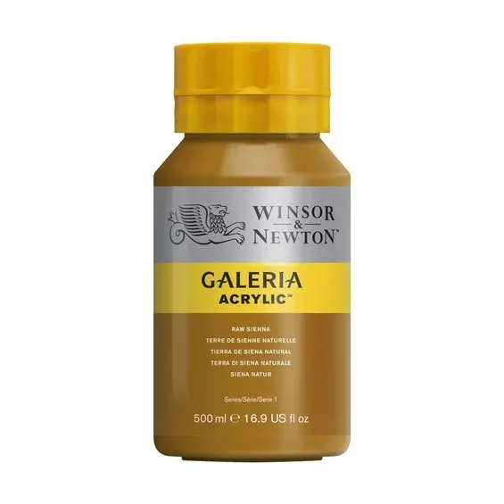 Köp nu Winsor & Newton Galeria akrylfärg 500 ml Raw Sienna 552