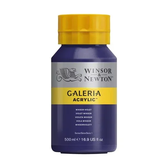 Winsor & Newton Galeria akrylfärg 500 ml Winsor Violet 728 Rabatt