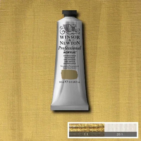 Winsor & Newton Professional akrylfärg 60 ml Antique Gold 014 Beställ nu