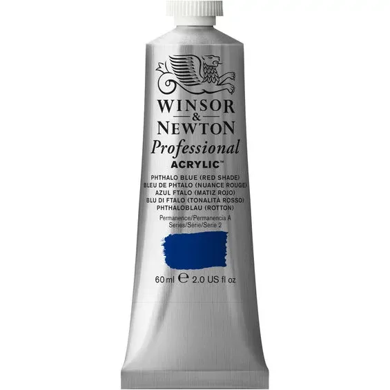 Fynd Winsor & Newton Professional akrylfärg 60 ml Phthalo Blue Red shade 514