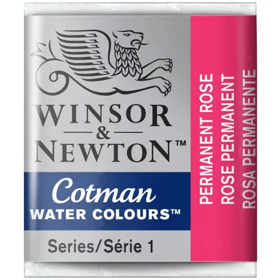 Winsor & Newton Cotman akvarellfärg halvkopp Permanent Rose 502 Beställ idag