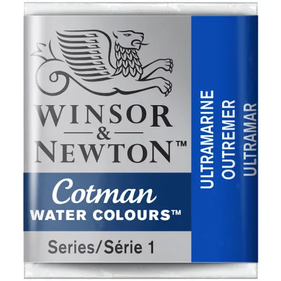 Winsor & Newton Cotman akvarellfärg halvkopp Ultramarine 660 Kampanjpris