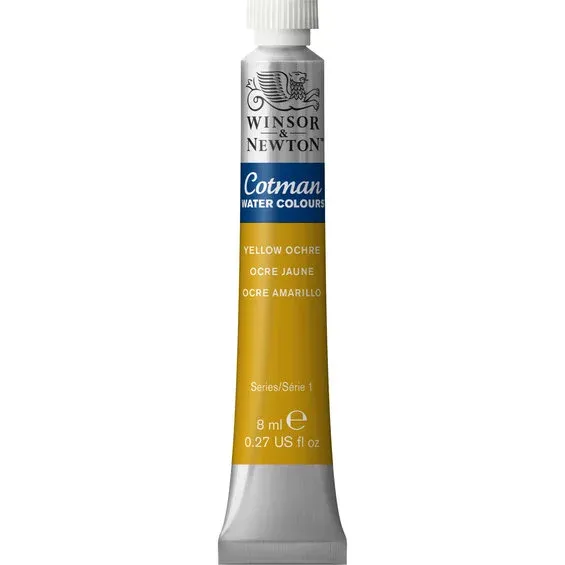 Winsor & Newton Cotman akvarellfärg 8 ml Yellow Ochre 744 Beställ idag