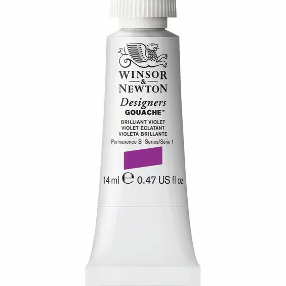 Kampanjpris Winsor & Newton Designers gouache 14 ml Brilliant violet 052