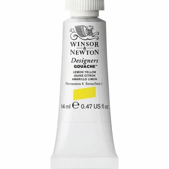 Winsor & Newton Designers gouache 14 ml Lemon yellow 345 Erbjudandepris