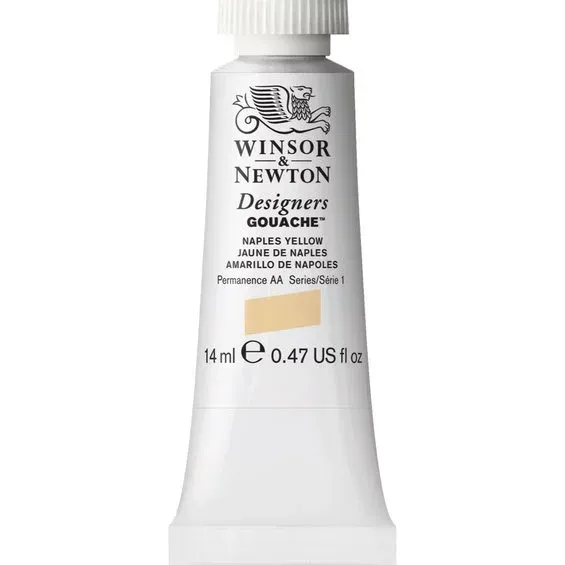 Sista chansen Winsor & Newton Designers gouache 14 ml Naples yellow 422