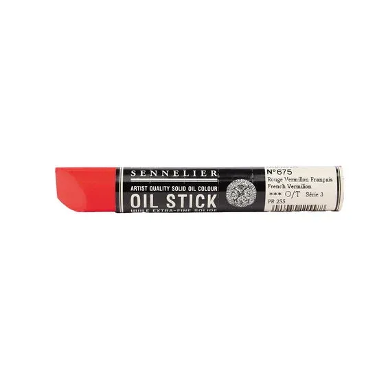 Sennelier Oil Stick 38 ml, oljefärgskrita French Vermilion 675 Billigare