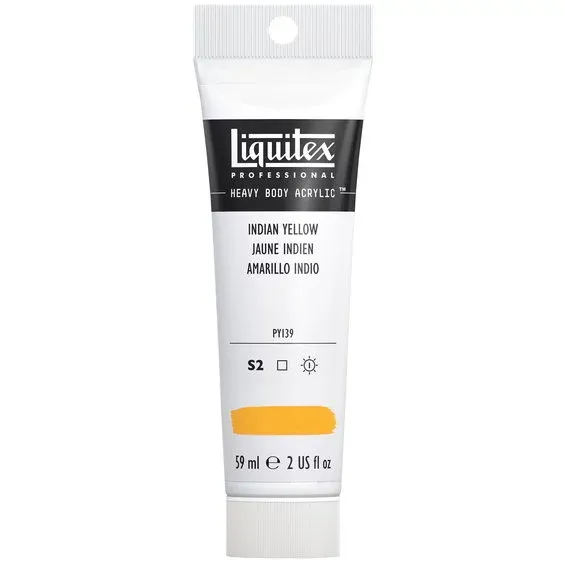 Snabb frakt Liquitex Heavy Body akrylfärg 59 ml – 324 Indian yellow