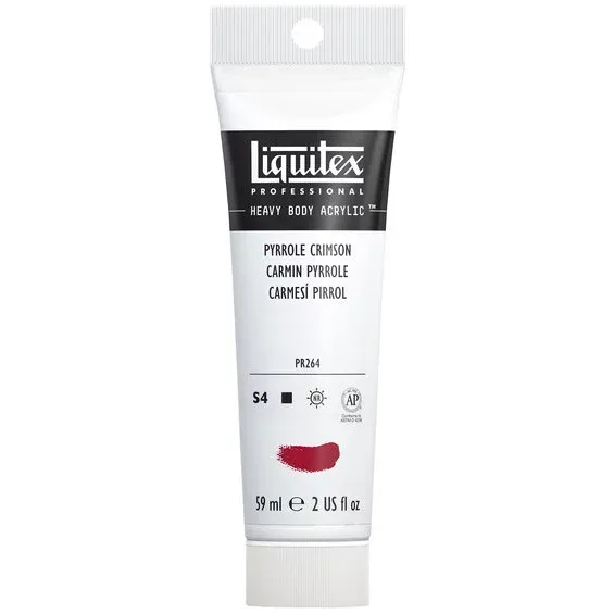 Liquitex Heavy Body akrylfärg 59 ml – 326 Pyrrole crimson Premium