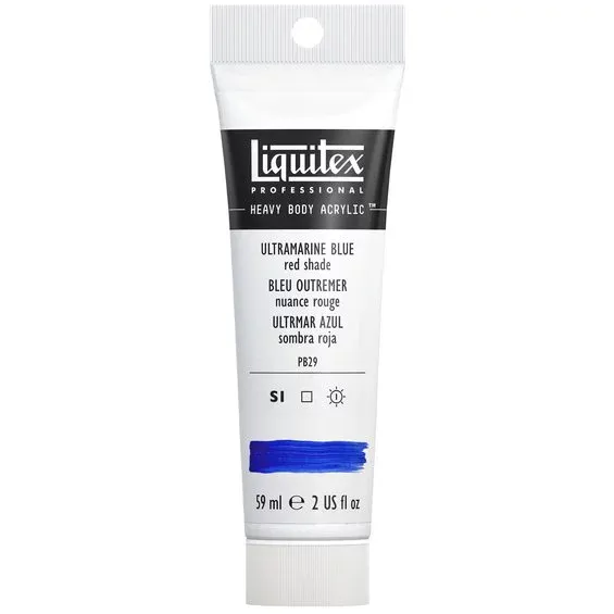 Liquitex Heavy Body akrylfärg 59 ml – 382 Ultramarine blue red shade. Begränsad tid