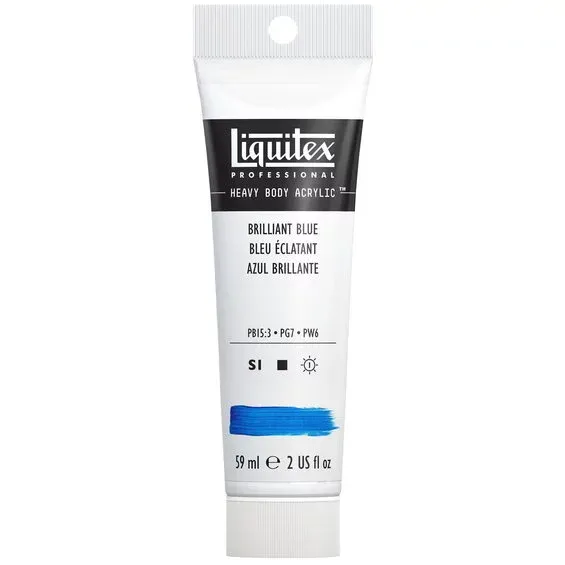 Nedsatt pris Liquitex Heavy Body akrylfärg 59 ml – 570 Brilliant blue