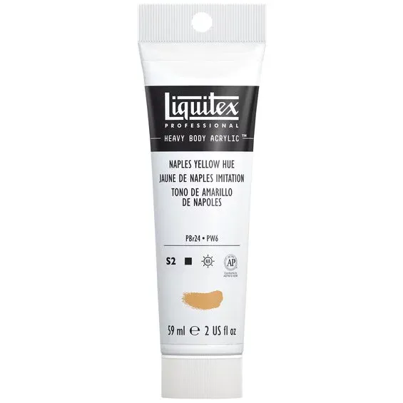 Kundfavorit Liquitex Heavy Body akrylfärg 59 ml – 601 Naples yellow hue