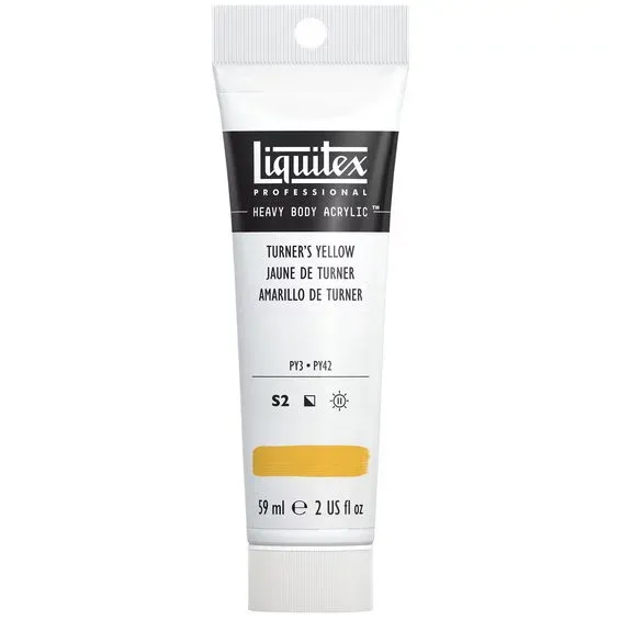 Liquitex Heavy Body akrylfärg 59 ml – 730 Turner´s yellow Säker betalning