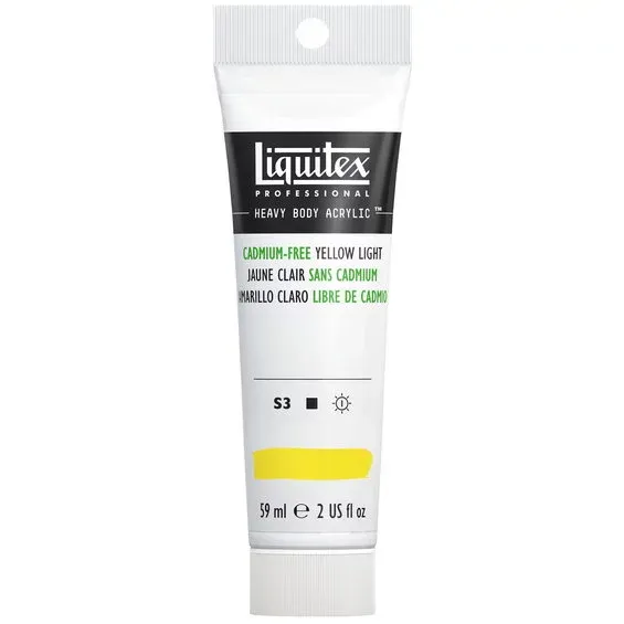 Fynd Liquitex Heavy Body akrylfärg 59 ml – 889 Cadmium Free Yellow Light