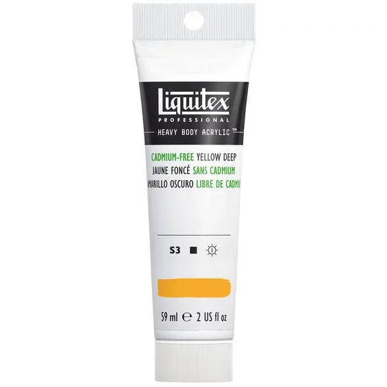 Liquitex Heavy Body akrylfärg 59 ml – 891 Cadmium Free Yellow Deep Beställ nu