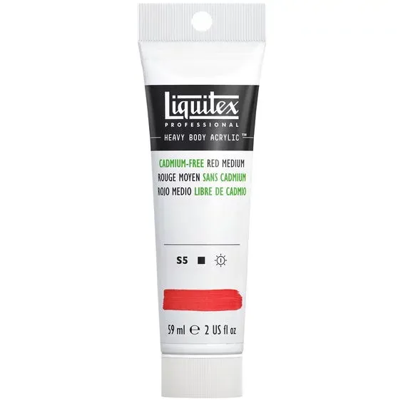 Billigare Liquitex Heavy Body akrylfärg 59 ml – 894 Cadmium Free Red Medium