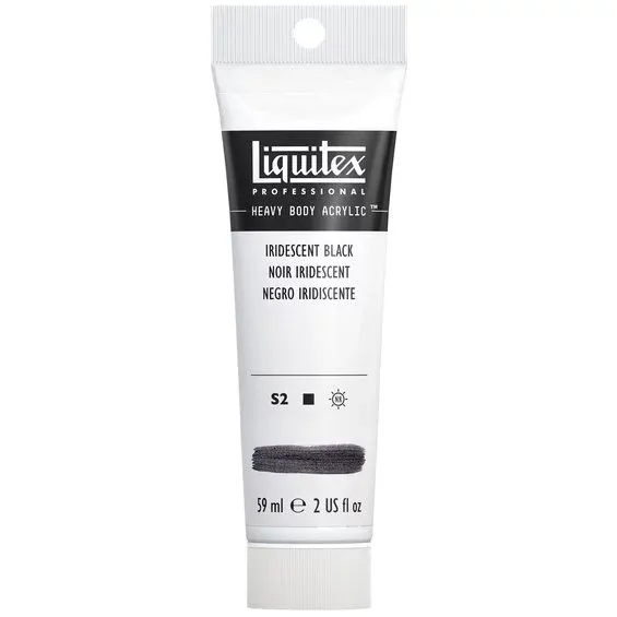Utförsäljning Liquitex Heavy Body akrylfärg 59 ml – 338 Iridescent Black