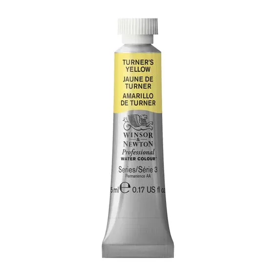 Kampanj Winsor & Newton Professional akvarellfärg 5 ml Turners Yellow 649