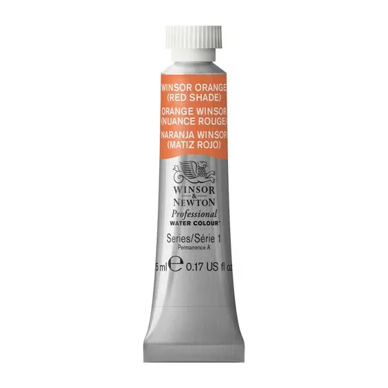 Rabatter Winsor & Newton Professional akvarellfärg 5 ml Winsor Orange (red shade) 723
