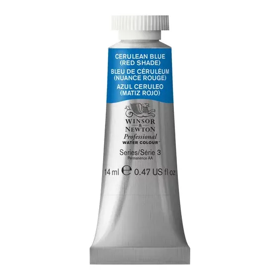 Winsor & Newton Professional akvarellfärg 14 ml Cerulean Blue (red shade) 140 Expressleverans