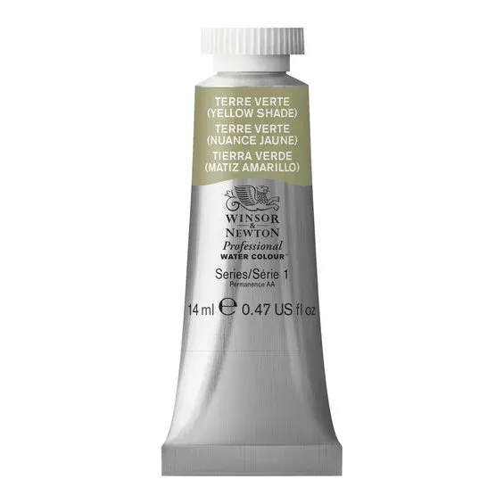 Winsor & Newton Professional akvarellfärg 14 ml Terre Verte 638 Reapris