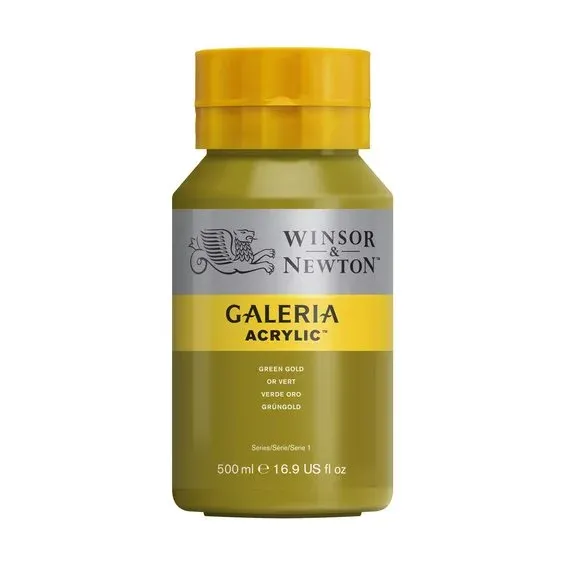 Handla nu Winsor & Newton Galeria akrylfärg 500 ml Green Gold 294