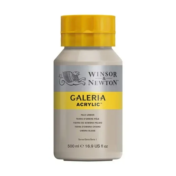 Winsor & Newton Galeria akrylfärg 500 ml Pale Umber 438 Köp online