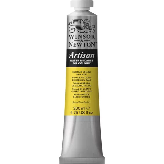 Köp online Winsor & Newton Artisan vattenlöslig oljefärg 200 ml Cadmium Yellow Pale Hue 119