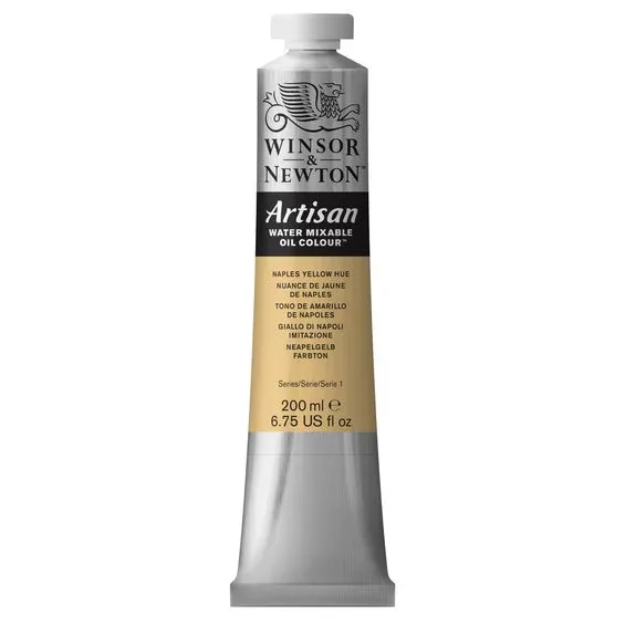 Winsor & Newton Artisan vattenlöslig oljefärg 200 ml Naples Yellow Hue 422 Snabb leverans