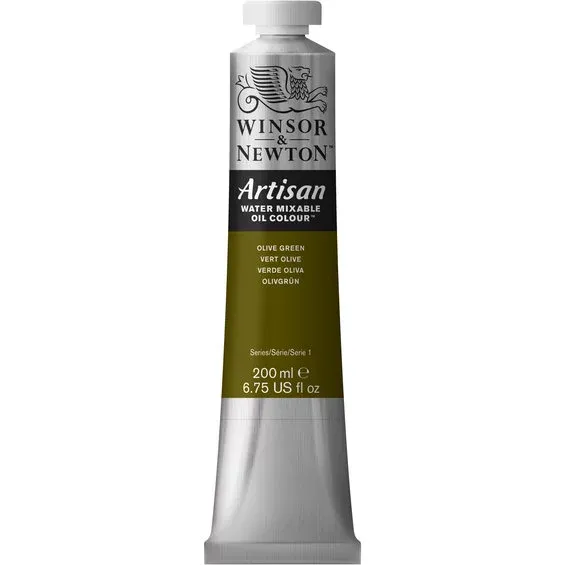 Populär Winsor & Newton Artisan vattenlöslig oljefärg 200 ml Olive Green 447