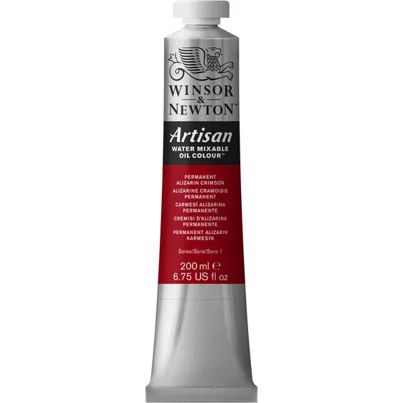 Lägg i varukorgen Winsor & Newton Artisan vattenlöslig oljefärg 200 ml Permanent Alizarin Crimson 468