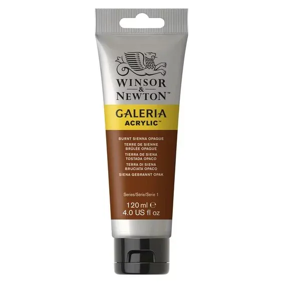 Köp online Winsor & Newton Galeria akrylfärg 120 ml Burnt Sienna Opaque 077
