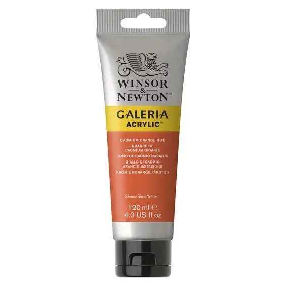 Winsor & Newton Galeria akrylfärg 120 ml Cadmium Orange Hue 090 Sista chansen
