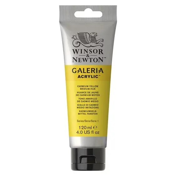 Winsor & Newton Galeria akrylfärg 120 ml Cadmium Yellow Medium Hue 120 Bästa pris