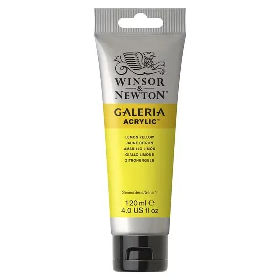 risnedsättning Winsor & Newton Galeria akrylfärg 120 ml Lemon Yellow 346