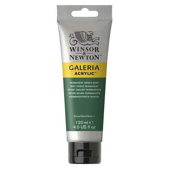Köp online Winsor & Newton Galeria akrylfärg 120 ml Permanent Green Deep 482