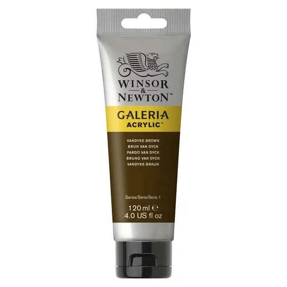 Handla nu Winsor & Newton Galeria akrylfärg 120 ml Vandyke Brown 676