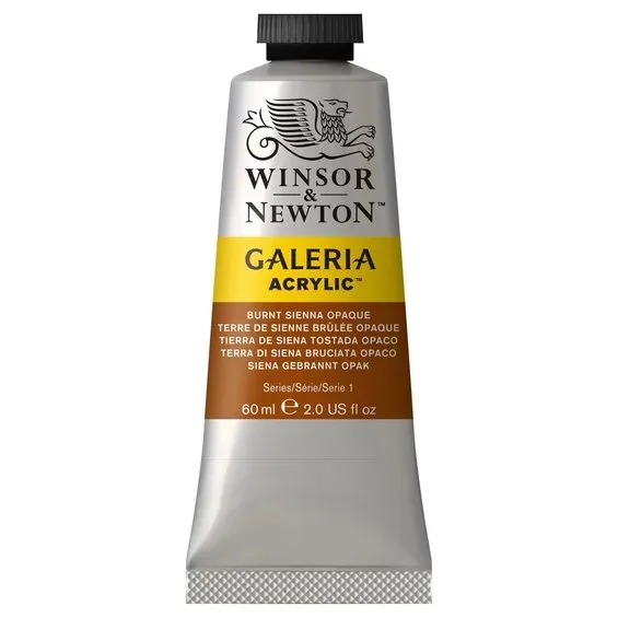 Winsor & Newton Galeria akrylfärg 60 ml Burnt Sienna Opaque 077 Rabatt