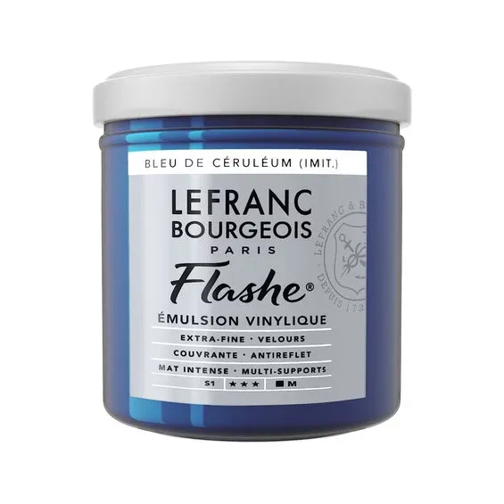 Rabatter Flashe vinylfärg 125 ml Cerulean Blue Hue / Electric Blue 065/032
