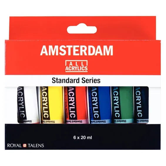 Amsterdam Acrylic set 6x20 ml Trygg betalning
