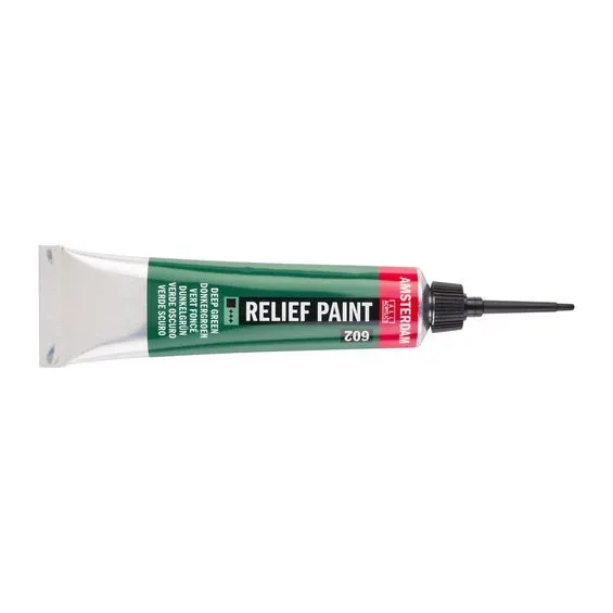 Amsterdam Relief Paint 20 ml - Deep green (602) Rea