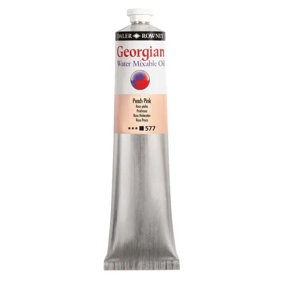 Georgian Water Mixable Oil Colour, vattenlöslig oljefärg 37 ml Peach Pink 577 Köp online