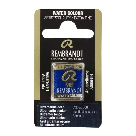 Fynd Rembrandt akvarellfärg halvkopp – Ultramarine Deep 506