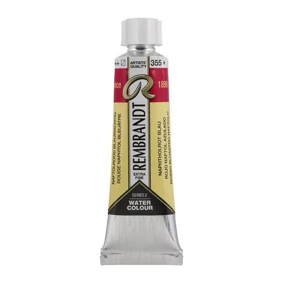 Lägg i varukorgen Rembrandt akvarellfärg 10 ml tub – Napthol Red Bluish 355