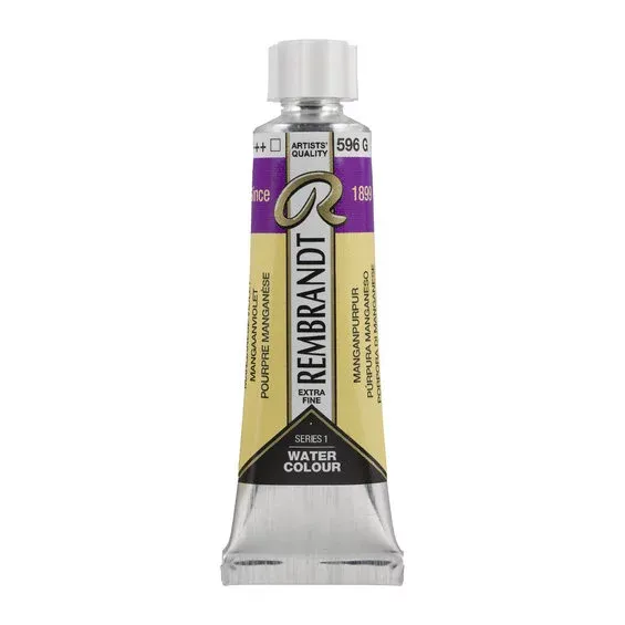 Rembrandt akvarellfärg 10 ml tub – Manganese Violet 596 Extra rabatt