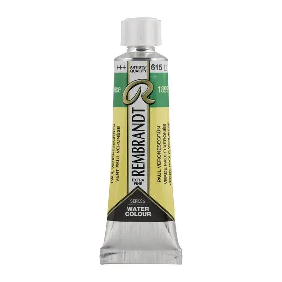 Rembrandt akvarellfärg 10 ml tub – Emerald Green 615 Säker betalning