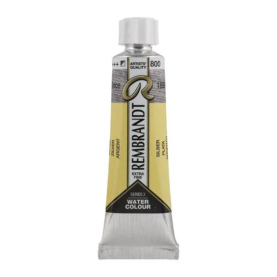 Begränsat erbjudande Rembrandt akvarellfärg 10 ml tub – Silver 800