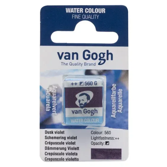 Extra rabatt van Gogh akvarellfärg halvkopp – Dusk Violet 560