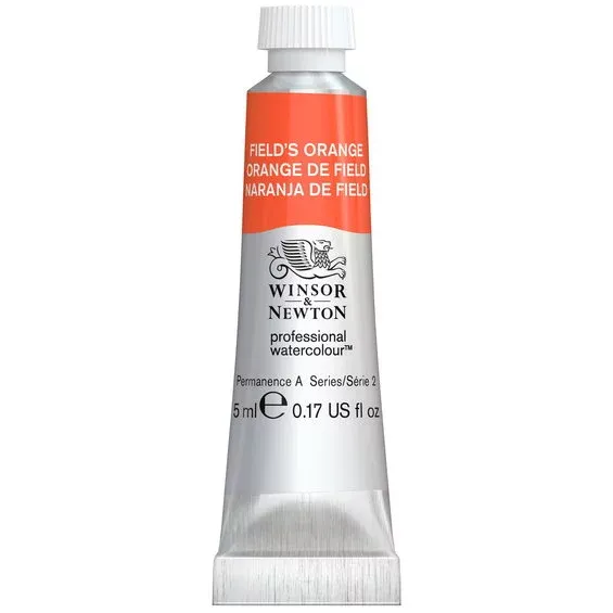 Fynd Winsor & Newton Professional Revival akvarellfärg 5 ml Field's Orange 418