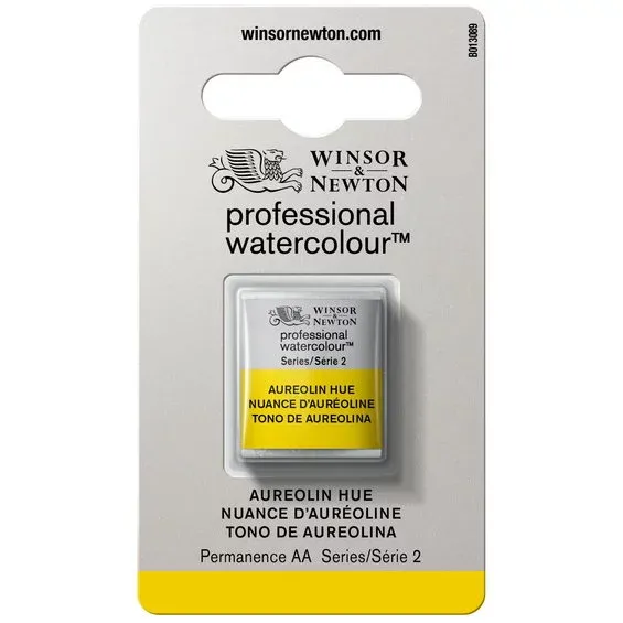 Snabb frakt Winsor & Newton Professional Revival akvarellfärg halvkopp Aureolin Hue 417